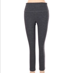 ABS medium grey black highwaisted fitness leggings